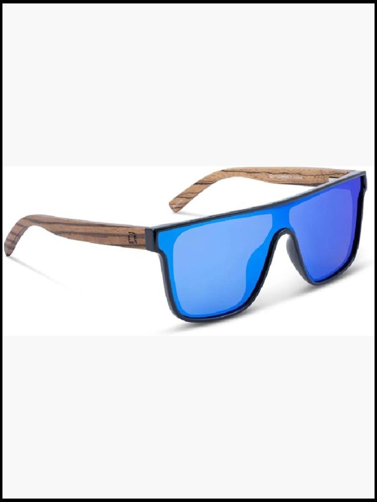 Polarized Wrap Sunglasses Uv Protection Anti-Glare Unisex Fit Lightweight
